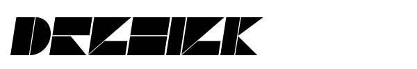 Drebiek font preview